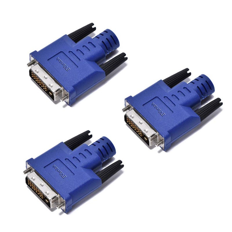 Evanlak DVI Display Emulator Headless Ghost, 1920x1080@60Hz up to 2560x1600@60Hz-3P, Dummy Plug, Virtual Display, RGB Monitor, Operating System Boot/Load Resolutions - Image 1